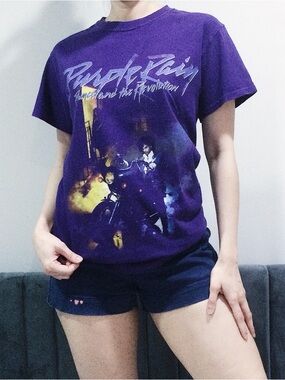 Vintage Prince - Purple Rain - Crewneck Tee
